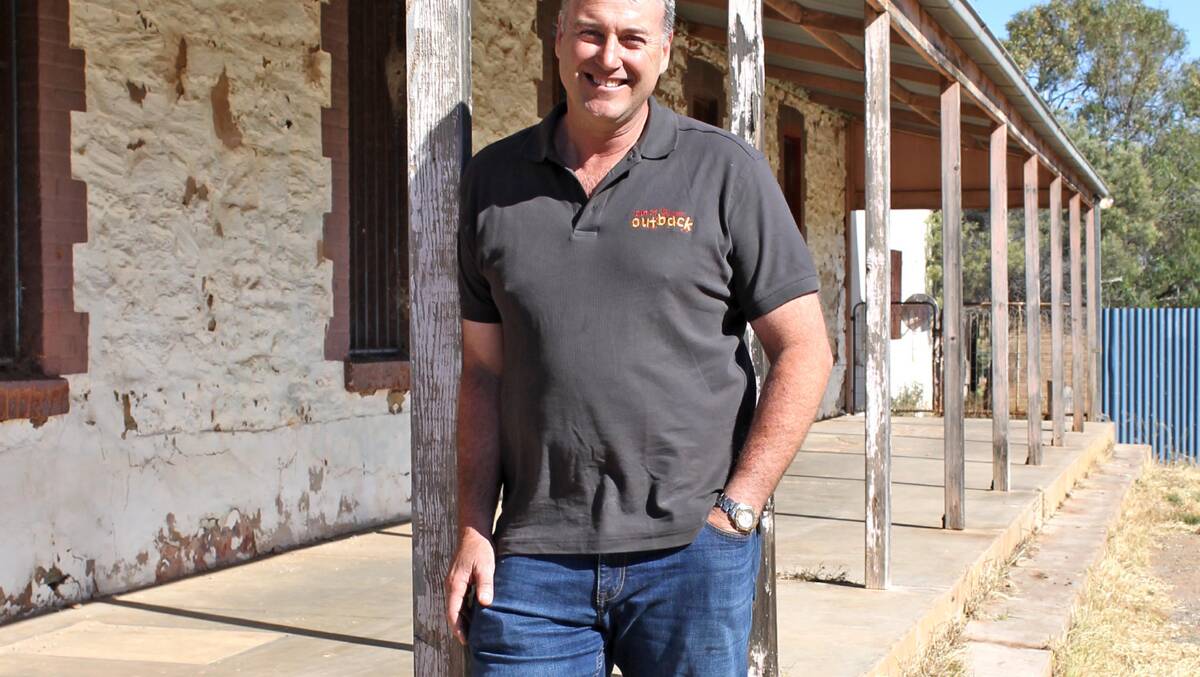 Reviving the historic Gipps Hotel … Out of the Ordinary Outback owner Scott Smith.