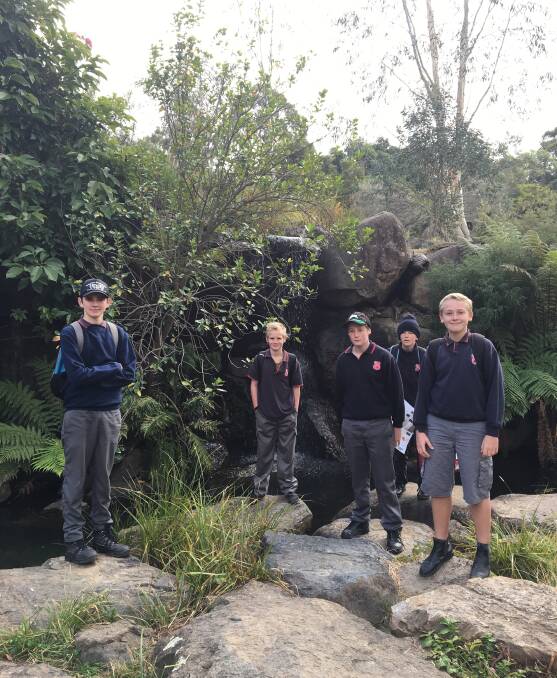 Year seven students in the Links to Learning Program in Canberra on excursion. The Links to Learning program looks to strengthen self-esteem among the students. 