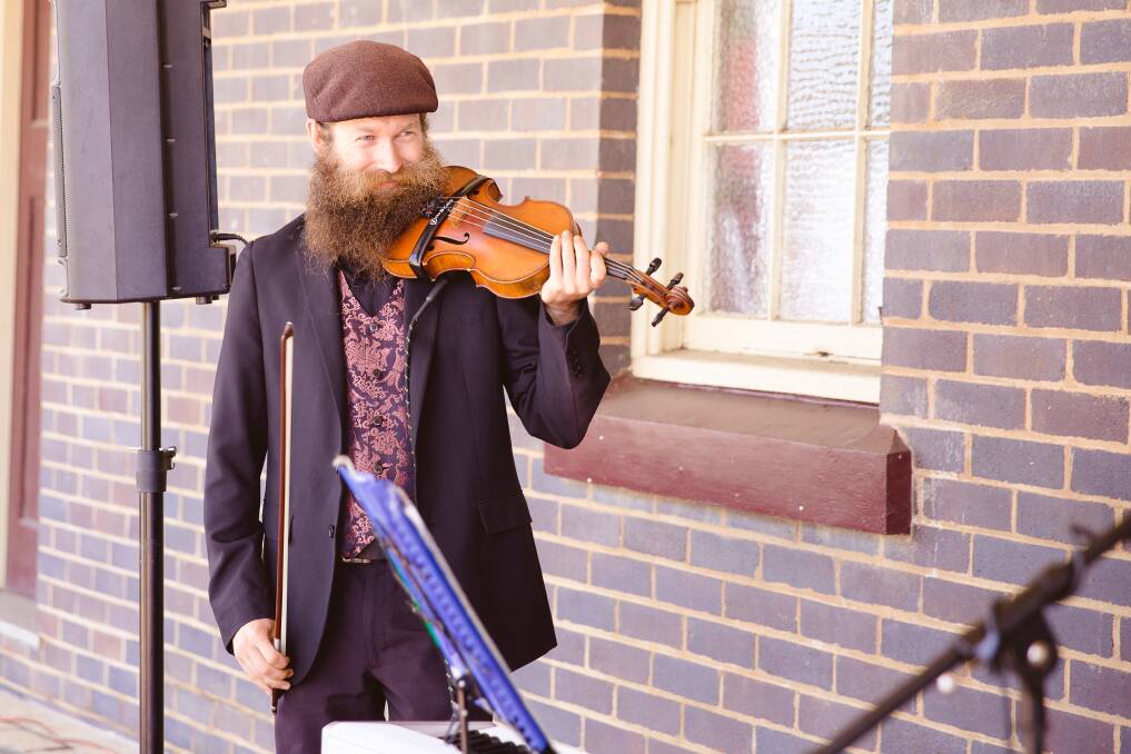 The community of Boorowa was shocked and saddened to hear about the sudden passing of musician Retaw Boyce, who was a regular at Woolfest. Photo supplied. 