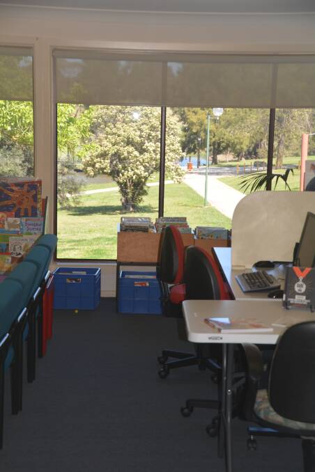 What a view! Boorowa Library overlooks the park and is the perfect place to spend the afternoon. Photo by John Snelling. 