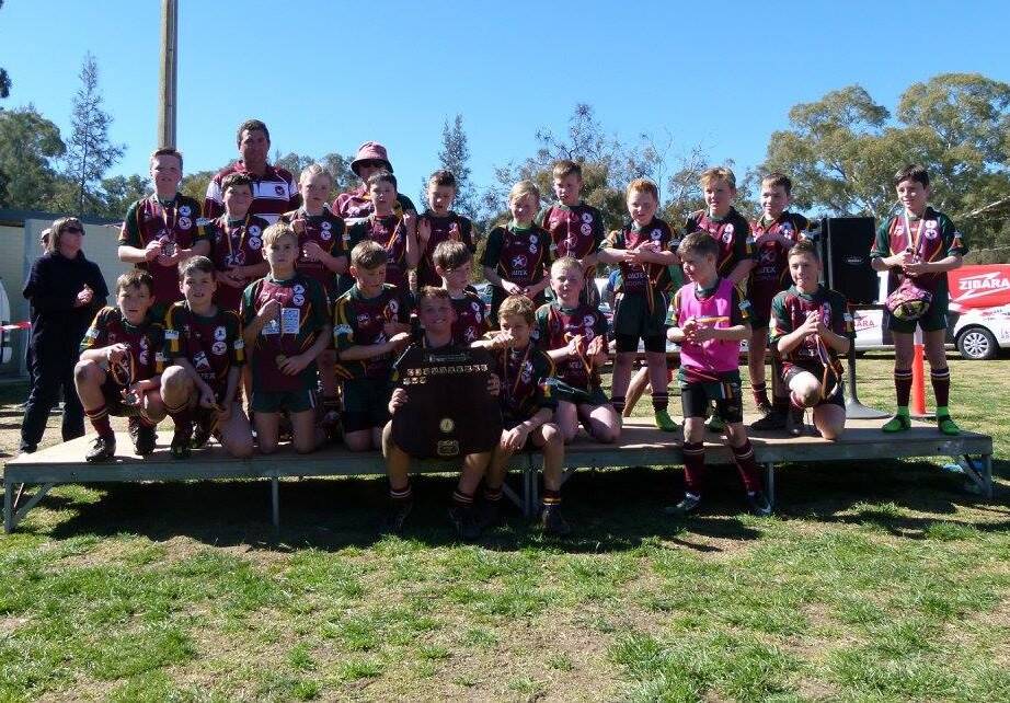 The Harden/Boorowa Under 11s never gave up in their match. 