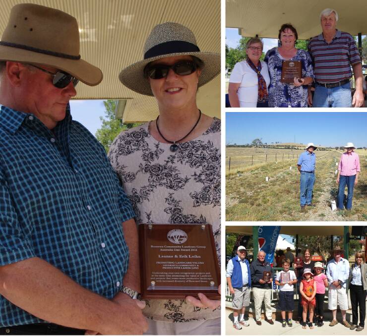 Some of the previous years' Boorowa Community Landcare Group award winners. Who will be a recipient this year?