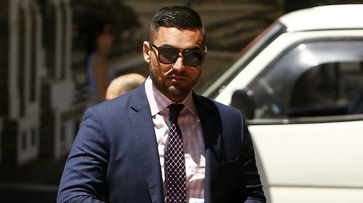 Salim Mehajer outside Downing Centre courts complex in November. Photo: Daniel Munoz