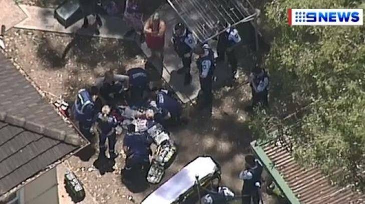 Zac was pulled unconscious from a swimming pool in Seven Hills. Photo: Nine News