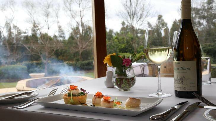 Fine dining at the Mercure Hunter Valley. Photo: Nicola Ward