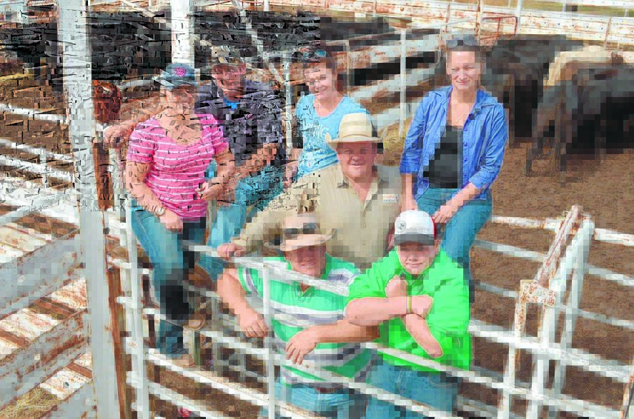 Members of the Harden Murrumburrah Twin Towns Rodeo Committee. Amber Leitner, Zak Leitner, Kristy Brown, Marcus Ashton, Ben Coster, Angla Leitner and Gus Shea.