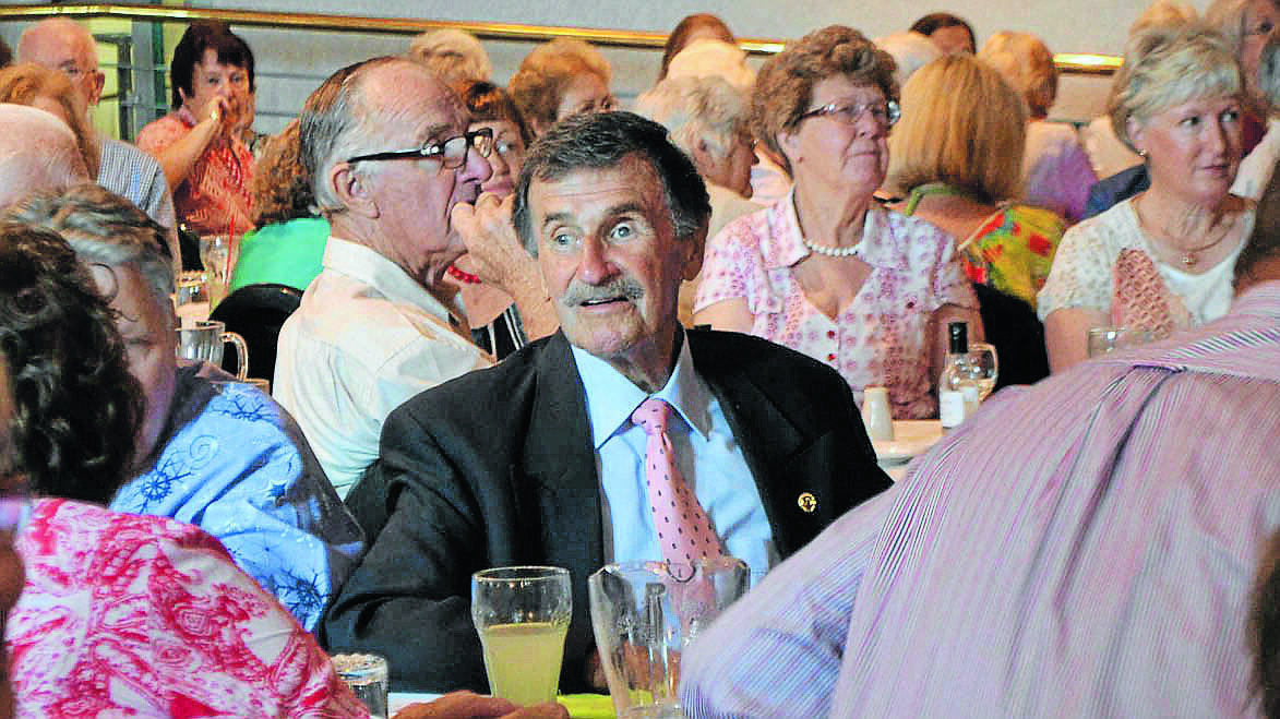Alby Schultz at last year's Cowra and District Cancer Action Group luncheon.