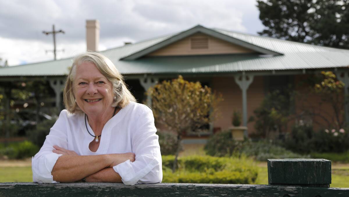 QUEANBEYAN: Royalla resident Jennifer Howlett has spent more than 30 years rejuvenating her Royalla homestead, Green Gables, to its former glory. The building picked up a Queanbeyan heritage award at the weekend for the best restoration of a residential heritage building. Photo: Kim Pham, QUEANBEYAN AGE.