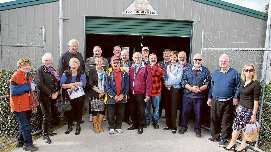 The blokes at the Boorowa  Men’s Den learnt all about Parkinsons disease. Photo Boorowa News. 