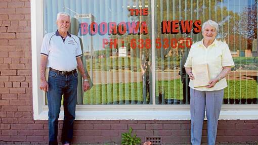 Tom and Cecily Robertson took a trip down memory lane when visiting the Boorowa News this week.
 
