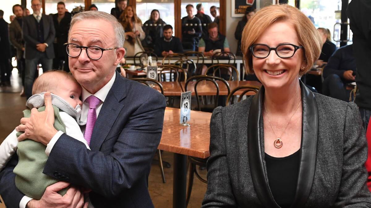Anthony Albanese and Julia Gillard. Picture: AAP 