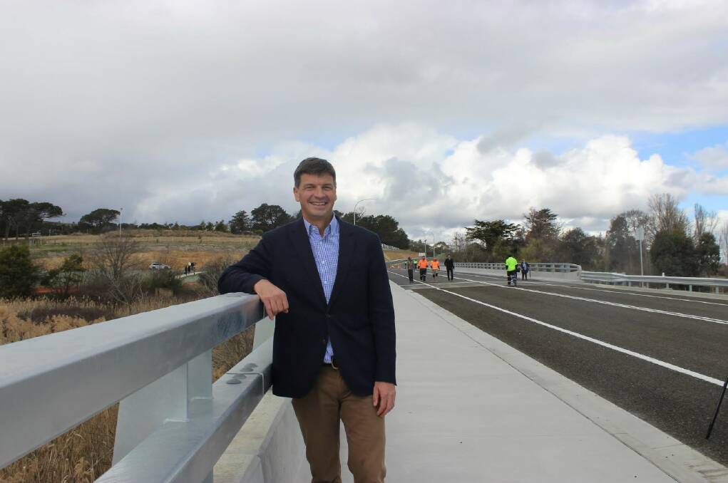 Local Member, Angus Taylor, is critical of the axing of the Bridges Renewal Program by the Federal government. Photo supplied.
