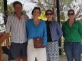 Landcare award recipients Nick and Pen Gay with Hilltops Councillor Jo Mackay and Amber Kelly.