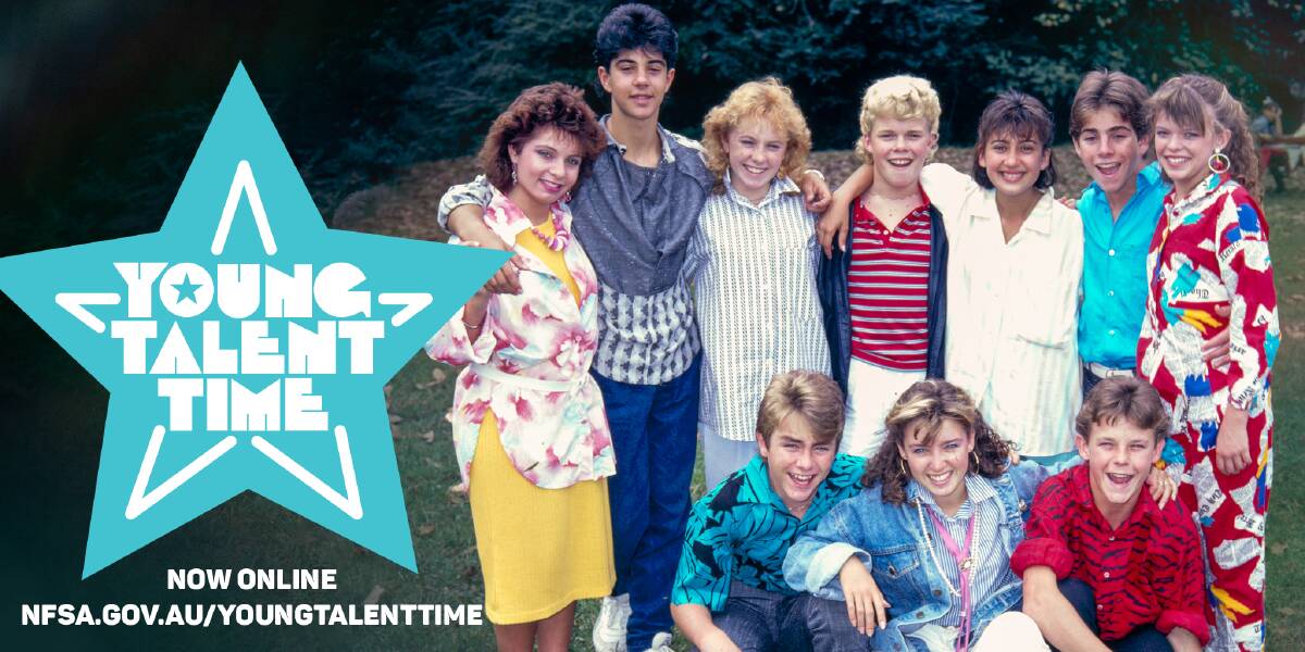 Forty children and teenagers were members of Young Talent Time over the 18 seasons. Picture: National Film and Sound Archive