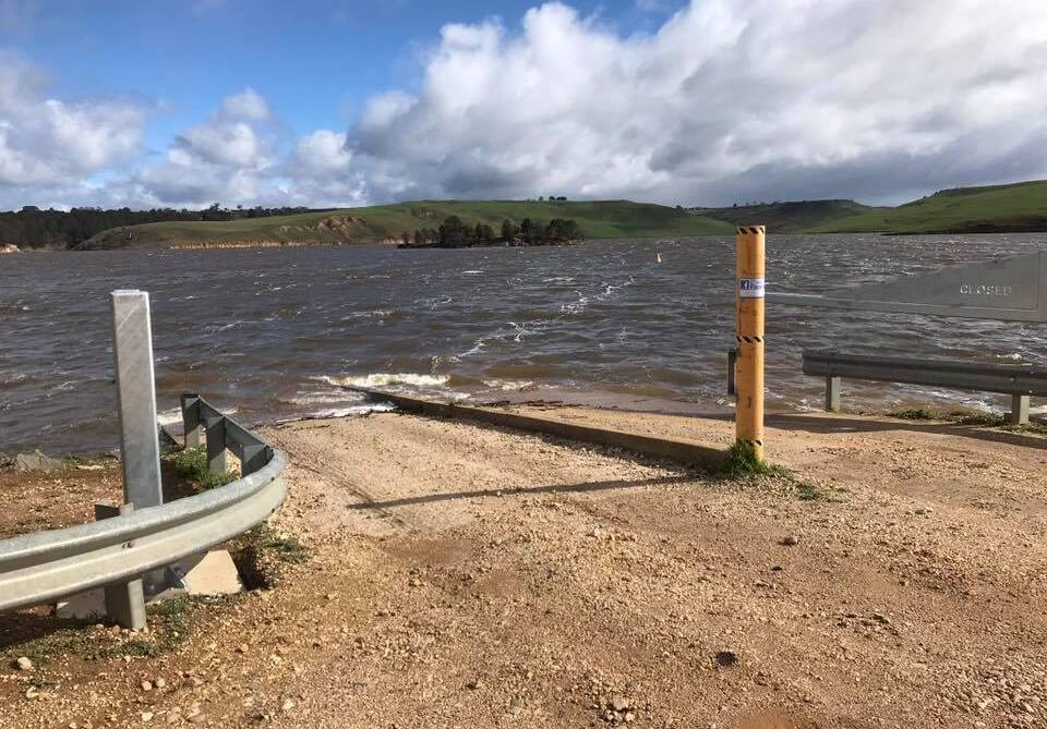 With the freeway to Ballarat at the back of the reservoir, it can get chilly at Pykes Creek but who cares. Picture: Friends of Pykes Creek.