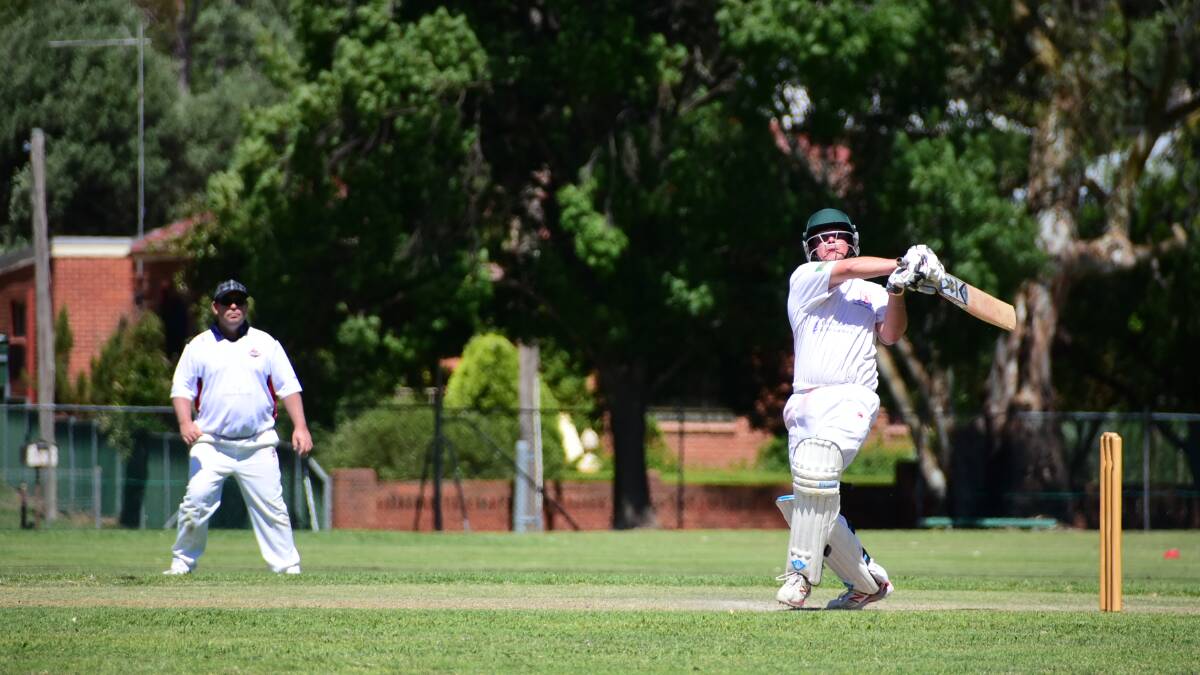 Boorowa's Josh Carmody (right) is one of several local players who will back on the cricket pitch for another summer of cricket. Photo: Ben Rodin