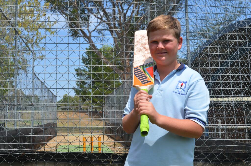 Archie Gay (pictured above) hit an unbeaten 35 as a part of the Gayzer's Gardening victory against the Cootamundra Cobras on the weekend. Photo: YOUNG WITNESS