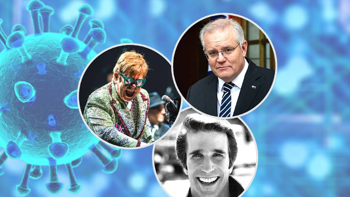 What links Prime Minister Scott Morrison, Elton John and fictional TV character Fonzie?