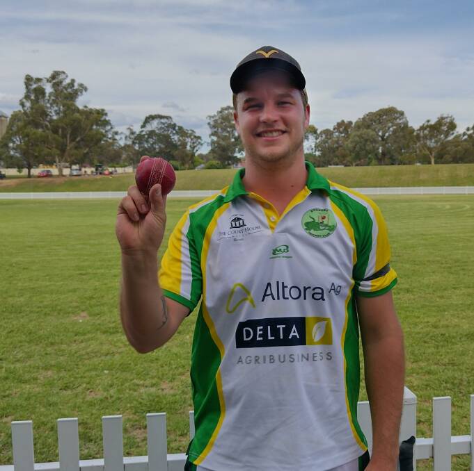 Alex Blomfield finished with 1-24 from five overs for the Crocs last weekend. Image supplied