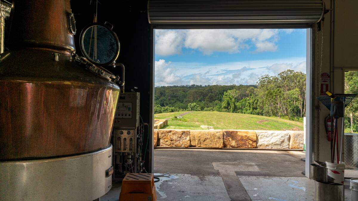 The view from Sunshine & Sons out to the fertile land of the Sunshine Coast.
