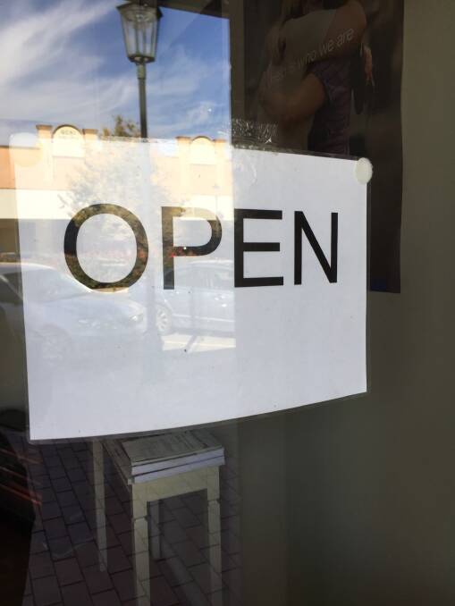 The OPEN sign on Boorowa's NRMA agency, but it won't be open for much longer. It is set to shut its doors on June 30, 2018. 