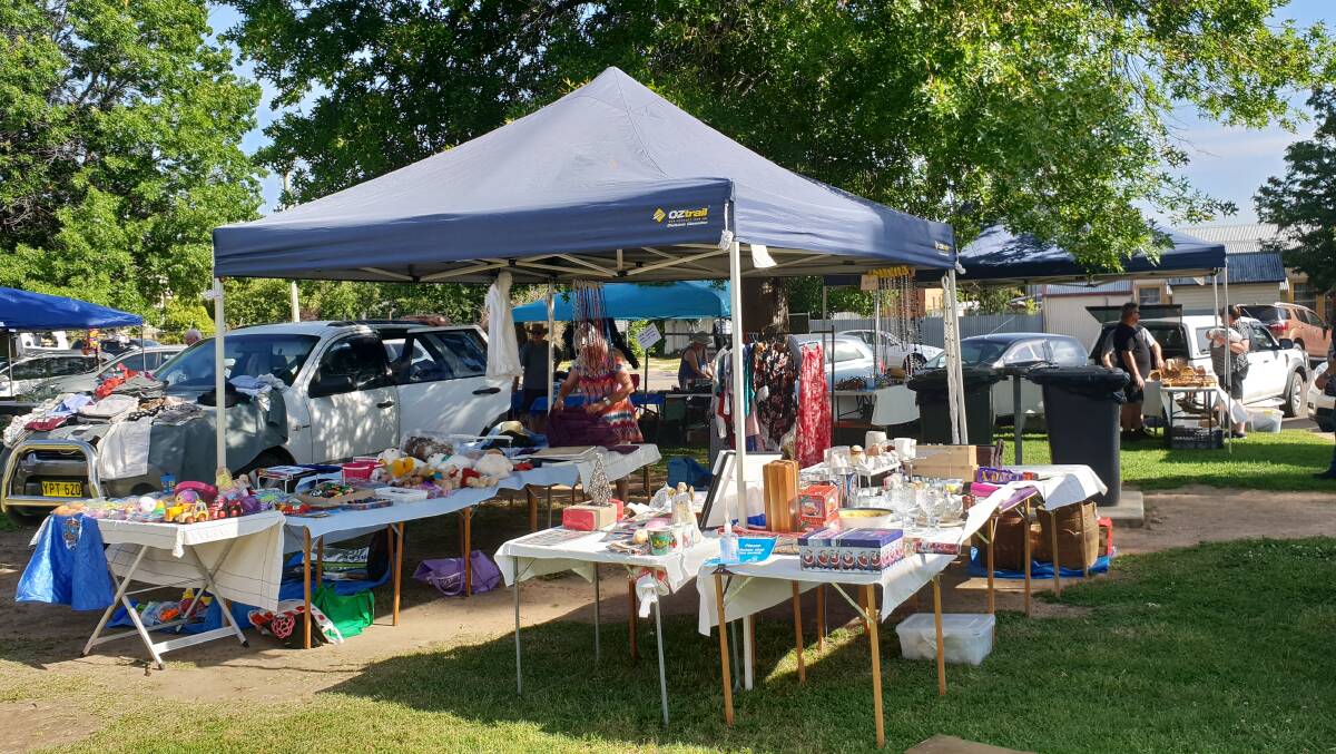 The Boorowa Rotary Community Markets. Photo taken prior to COVID-19 restrictions. 