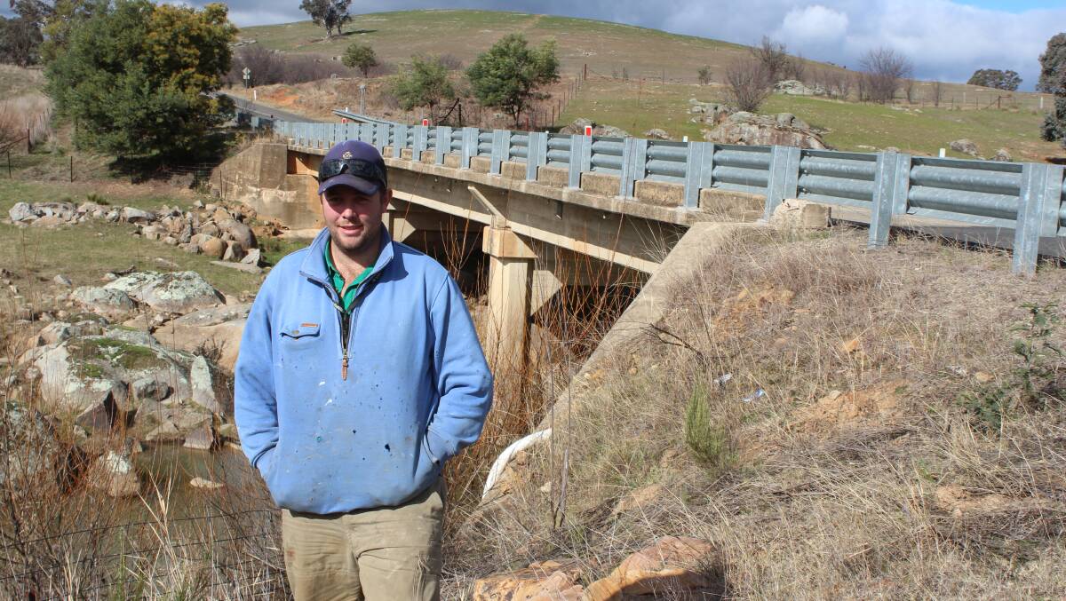 Producer Peter Kelly, whose property is in the Hilltops Shire, says the load limit on the Old Man Gunyah Bridge will have a major impact on his operations. 