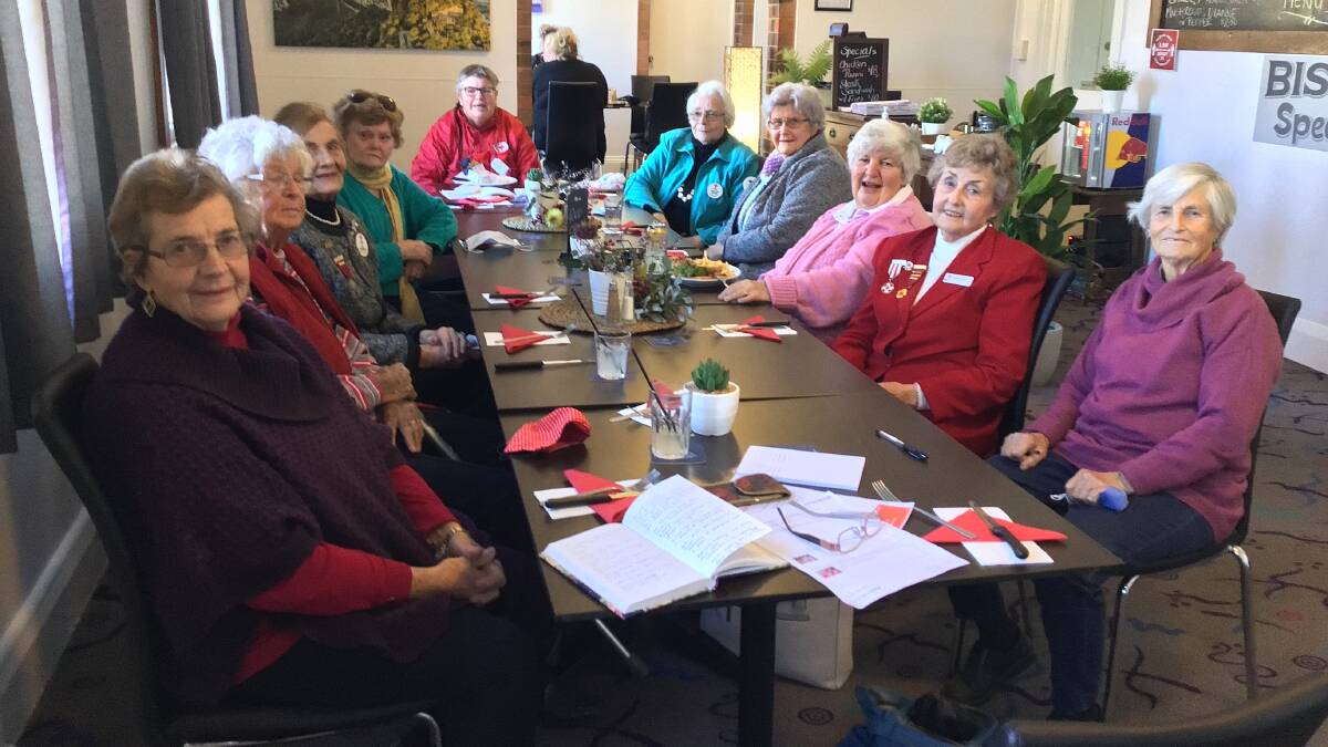 Members of the Rye Park-Boorowa Red Cross Branch attending the AGM on Wednesday, July 21 at the Court House Hotel, Boorowa.