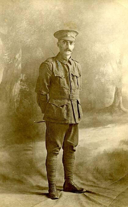 August 31, 2018 will mark 100 years since the death of Frogmore man Walter Jenkin Malone on the battlefields of France during WWI. Photo supplied. 