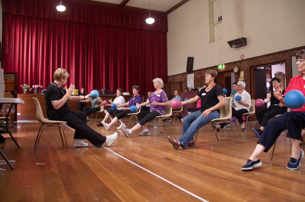 STEPPING OUT: Community exercise training in Wagga Wagga in 2015. Seniors Week will feature many such classes throughout the district. 