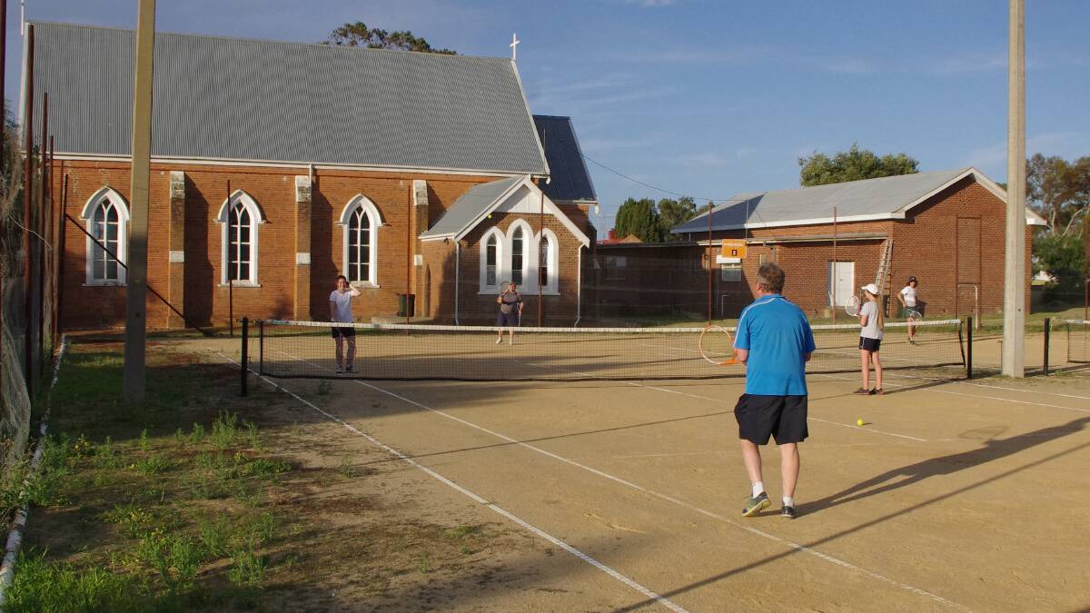 Boorowa's tennis courts have been closed until further notice. File photo. 