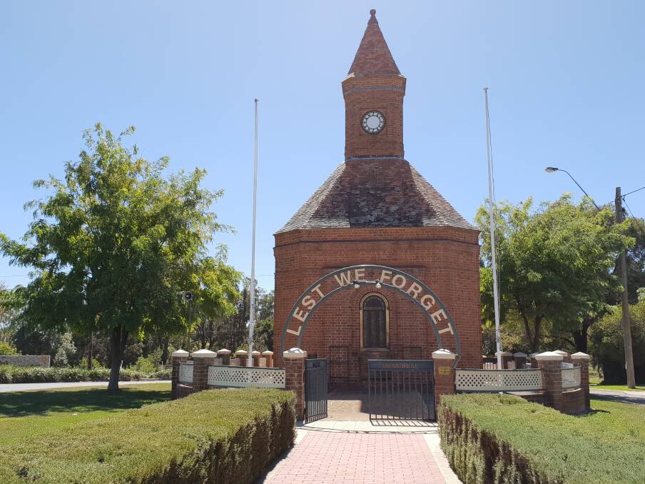Boorowa's War Memorial will once again play host to the town's Anzac Day service. 