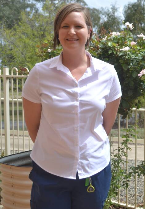 New nursing graduate Vanessa Haines will work at the Boorowa Multipurpose Service for the next six months. 
