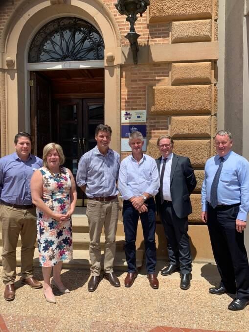 Hilltops Council meets with Angus Taylor MP. 