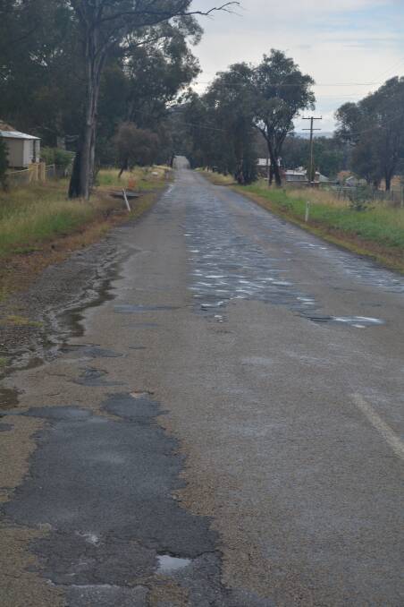 Frogmore's main street voted the worst by our readers in the Hilltops Local Government Area? Photo by John Snelling. 