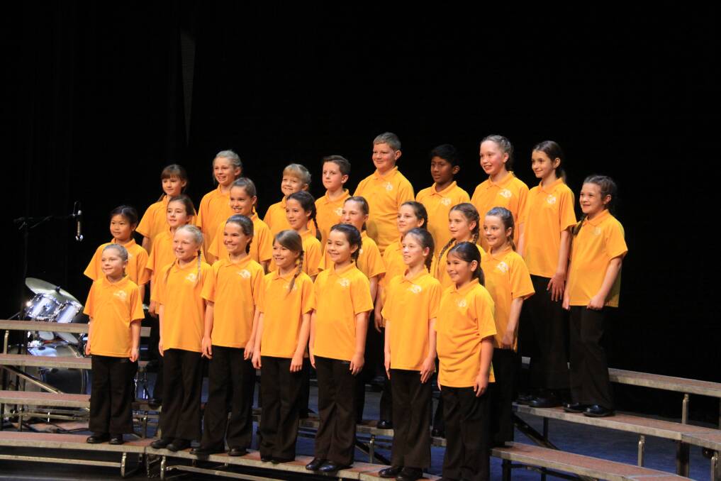 The junior members of the Woden Valley Youth Choir. They will entertain a Boorowa audience at the Songs of Hope concert on April 9 in St Patrick’s Church.