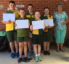St Joseph’s students receive Lambing Flat Writing Awards