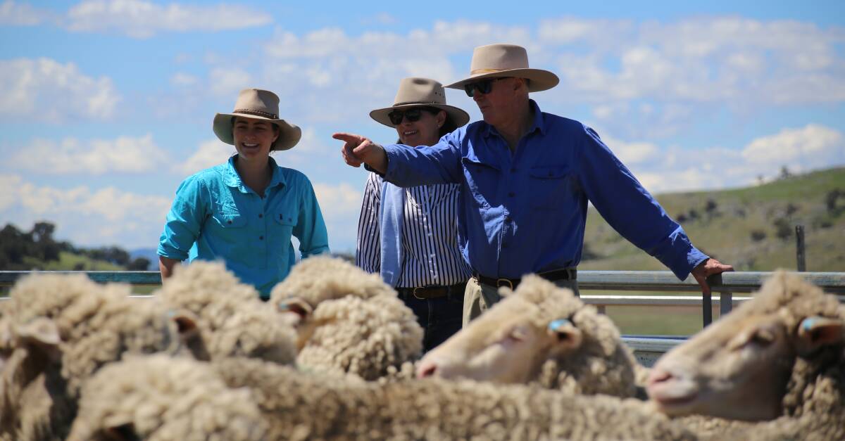  Michael, Belinda and Georgie Kelly, the acclaimed mixed farming family of Rugby Station. 
