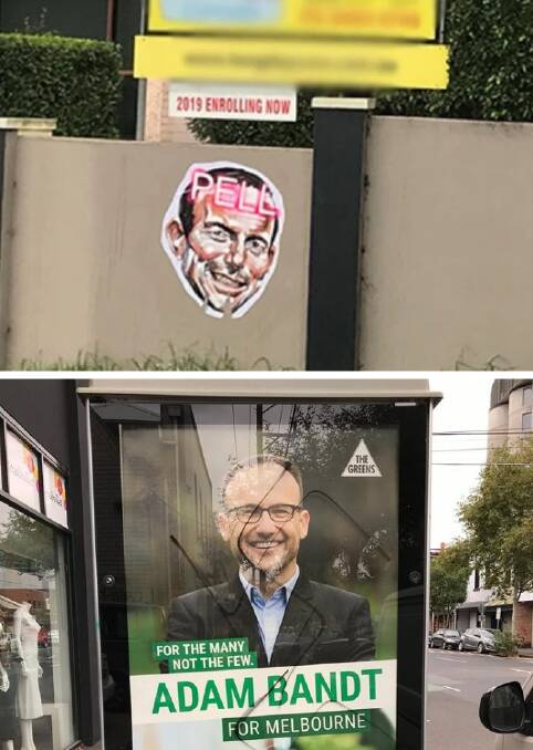 Both Tony Abbott and Adam Bandt have been the targets of vitriol during the Federal Election campaign. 
