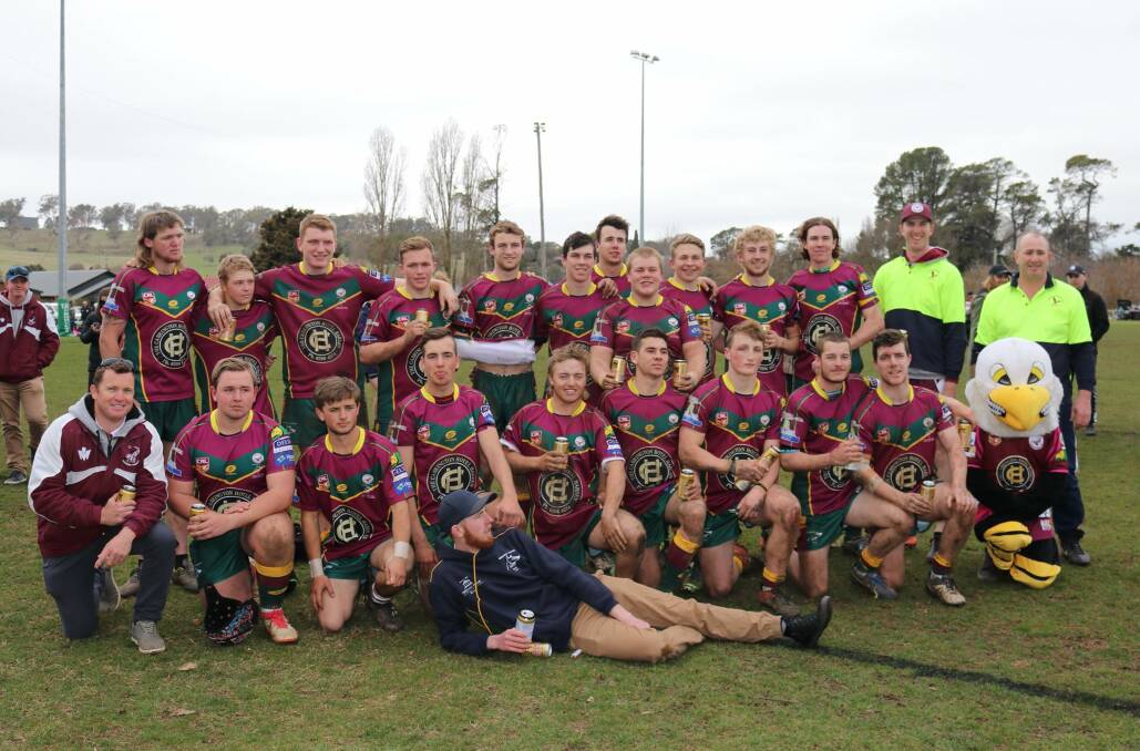 The Harden/Boorowa Youth League side on grand final day. Photo by Sharon Hinds. 