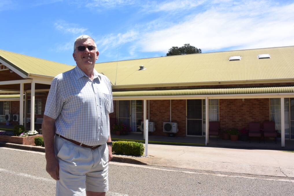 Phil Armitage from Boorowa Hostel Inc at Burrowa House where solar panels will be installed thanks to grant funding from the government. 