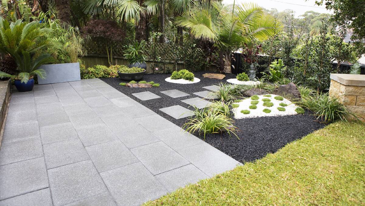Concrete pavers are a good base for alfresco areas and paths because they are built to last outdoors and are low maintenance. 