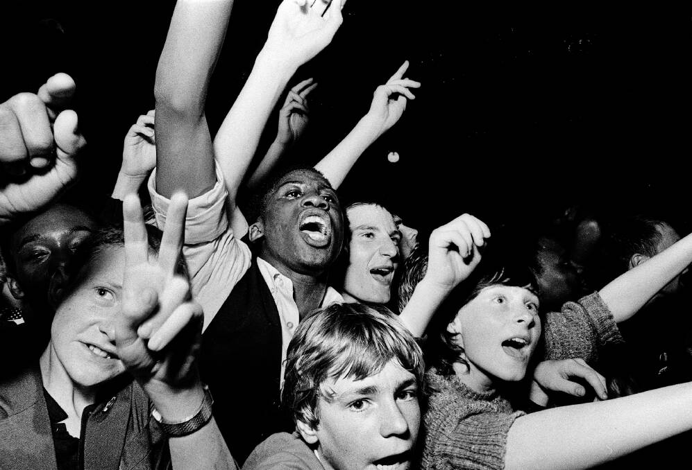 Fans at some show put on by Rock Against Racism. Photo featured in White Riot. Picture: Syd Shelton