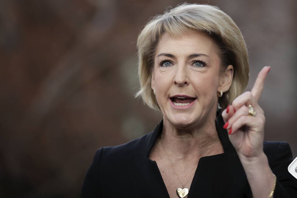 OFF BASE: Michaelia Cash and the Coalition are trying to pretend a complex situation is black and white. Picture: Alex Ellinghausen