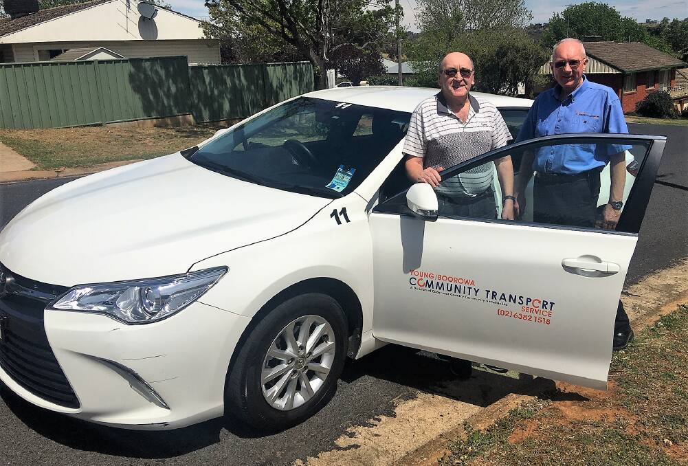 The Boorowa Community Transport service is seeking more volunteer drivers like David Clark to expand the service.