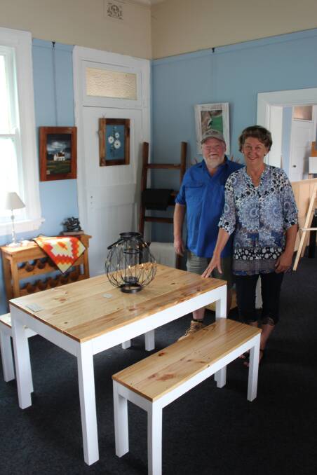 Angus and Karen's aim is to produce beautiful and affordable furniture out of recycled pallets and reclaimed wood.