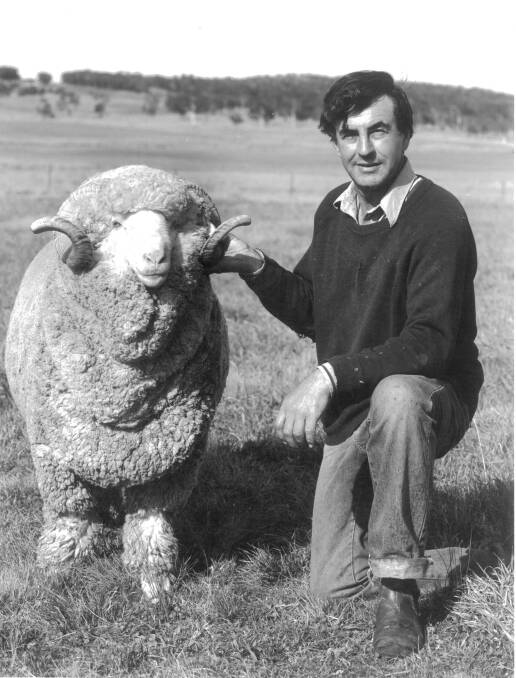 Robert Peden was most popularly known for providing the stud ram on which Goulburn's Big Merino was modeled.