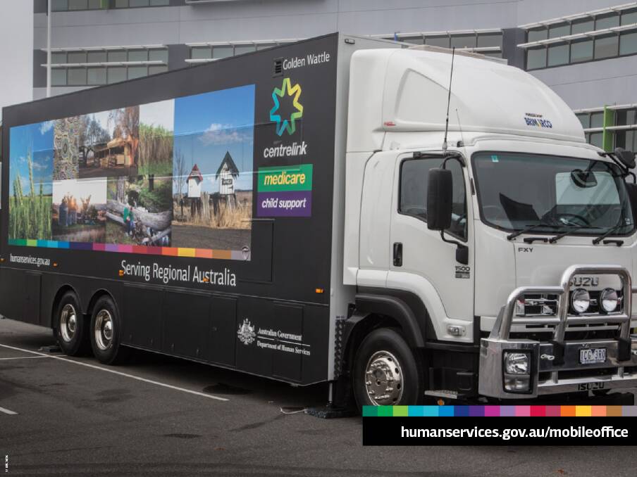 The government's mobile services centre ‘Golden Wattle’ is heading to Boorowa.