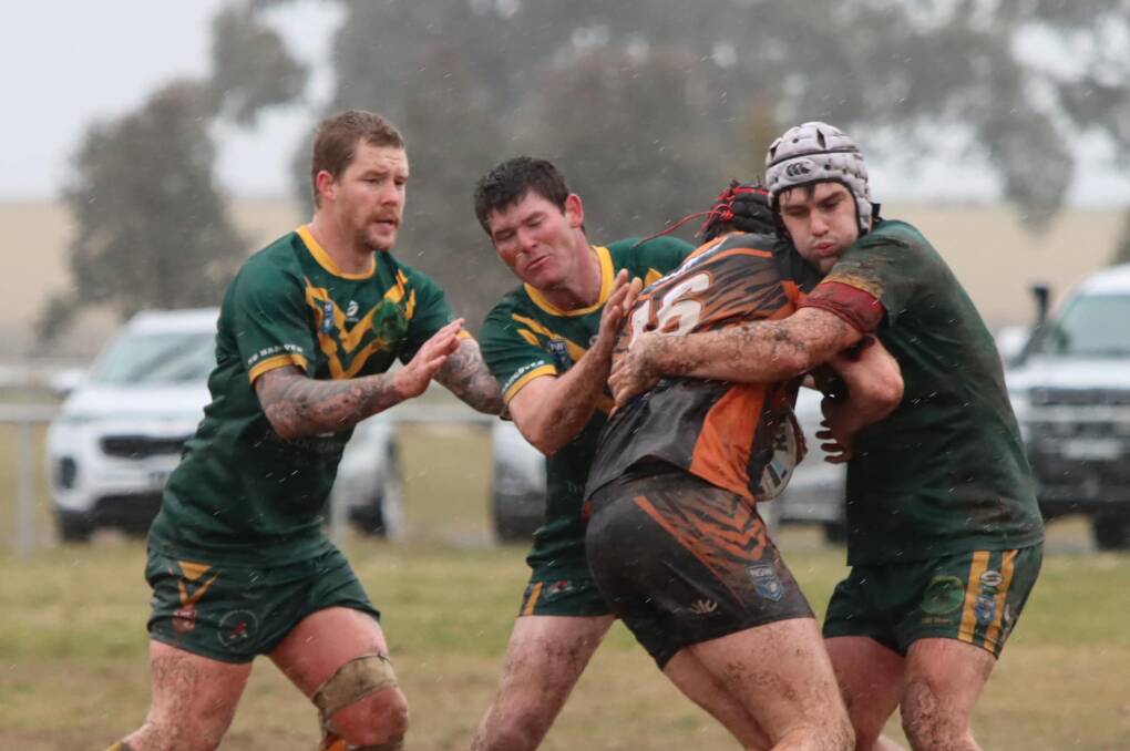 The Rovers had a tough battle in atrocious conditions last weekend. Photo by Sharon Hinds.