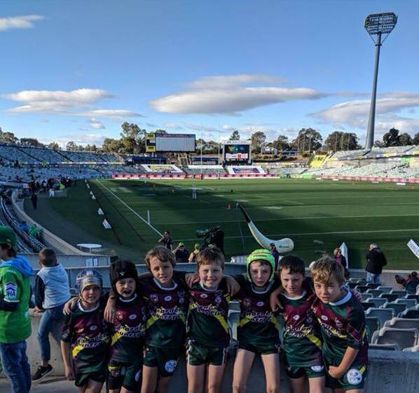 The Bushhawks on a recent trip to Canberra.